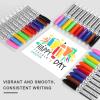 Volcanics Blue Dry Erase Markers Low Odor Fine Whiteboard Markers Thin Box of 12(10 Colors)