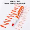 Volcanics Dry Erase Markers Low Odor Chisel Tip Whiteboard Markers Pack of 10,10 Colors(10 Colors)