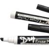Volcanics Dry Erase Markers Low Odor Chisel Tip Whiteboard Markers Pack of 10,10 Colors(Black)