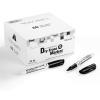 Volcanics Dry Erase Markers Low Odor Fine Whiteboard Markers Thin Box of 12, 10 Colors(Black)
