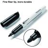 Volcanics Dry Erase Markers Low Odor Fine Whiteboard Markers Thin Box of 12, 10 Colors(Black)