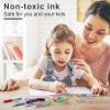 Volcanics Dry Erase Markers Low Odor Fine Whiteboard Markers Thin Box of 30, 10 Colors(10 colors)