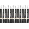Volcanics Jumbo Black Dry Erase Markers Whiteboard Pens Low Odor Whiteboard Markers Pack of 70(1 Count (Pack of 70))