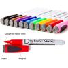 Volcanics Magnetic Dry Wipe Pens Dry Erase Markers With Eraser Cap Low Odor Fine Tip Whiteboard Pens Pack of 12,10 Colors(Multicolor)
