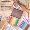 ARTISTIC EYE Sketching Pads 9×12 & Colored Pencils (48 colors) Bundle