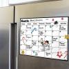 Volcanics Fridge Calendar Magnetic Dry Erase Planner +Dry Erase Marker Box of 12 with 10 Assorted Colors