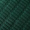 Volcanics Pack of 2 Corduroy Decorative-Throw-Pillow-Covers-18×18, Soft Striped Square Cushion Cases, Modern Farmhouse Boho Home Decor, Blue(Dark Green)