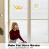 Volcanics Window Privacy Film Static Window Clings Vinyl 3D Decals Stickers Rainbow Window Film for Glass Door Home Heat Control Anti UV 17.5 x 78.7 Inches(White)