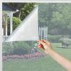 Volcanics Window Privacy Film Static Window Clings Vinyl 3D Decals Stickers Rainbow Window Film for Glass Door Home Heat Control Anti UV 17.5 x 78.7 Inches(Silver)