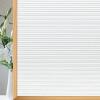 Volcanics Window Privacy Film Static Window Clings Vinyl 3D Decals Stickers Rainbow Window Film for Glass Door Home Heat Control Anti UV 17.5 x 78.7 Inches(White)