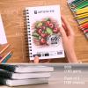 ARTISTIC EYE 5.5×8.5 Premium Mixed Media Sketchbooks: Pack of 3 (180 Sheets), 160 GSM, Spiral Bound Sketch Pads, Suitable for a Variety of Wet and Dry Media, Ideal for All Artists