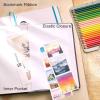 ARTISTIC EYE 8.5×11 Premium Hardcover Sketchbook – 80 Sheets (125 GSM), Acid-Free Drawing Paper, Hardbound Sketch Pad with Inner Pocket, Elastic Closure, and Bookmark Ribbon (Violet)(Violet)