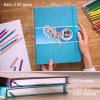 ARTISTIC EYE 8.5×11 Premium Hardcover Sketchbook: Pack of 2 (160 Sheets), 125 GSM, Acid-Free Drawing Paper, Hardbound Sketch Pad with Inner Pocket, Elastic Closure, and Bookmark Ribbon