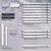 ARTISTIC EYE Premium Drawing and Sketching Pencil Art Set (20 Items): Complete Kit with Graphite Pencils, Charcoal Pencils, Sticks, Blending Stumps, Erasers, and Sharpeners